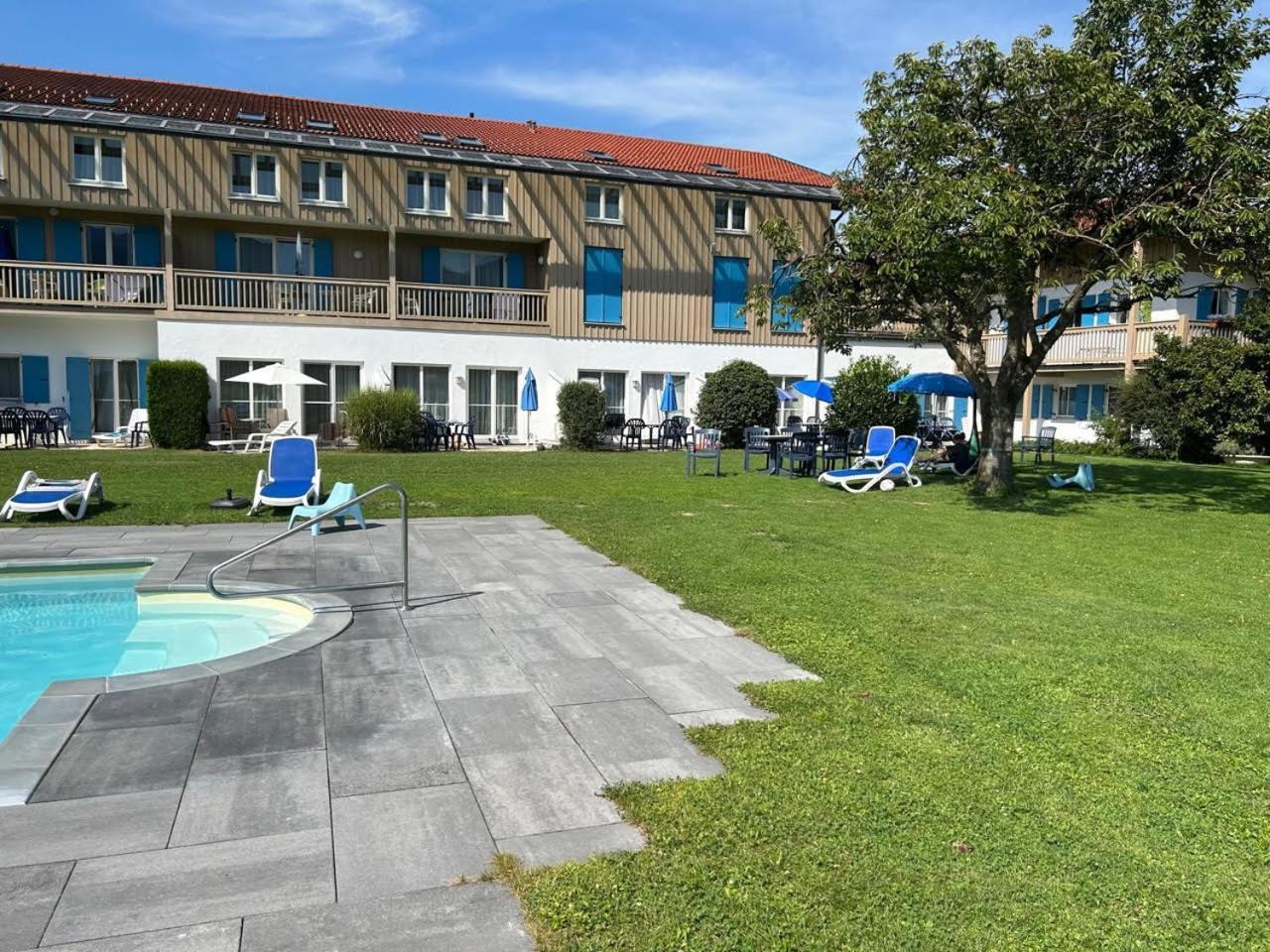 Gabi Mit Pool Und Sauna Übersee Esterno foto