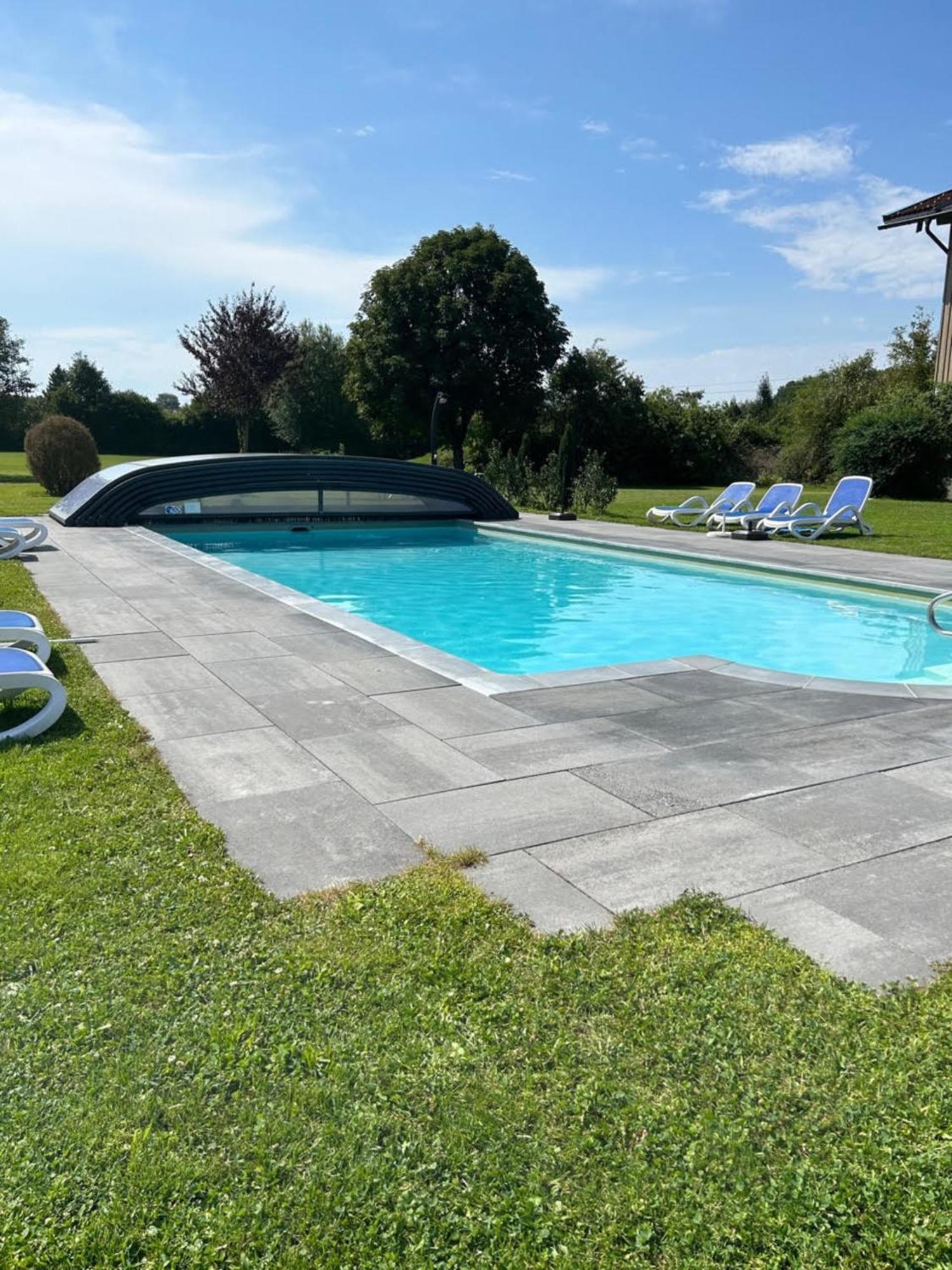 Gabi Mit Pool Und Sauna Übersee Esterno foto